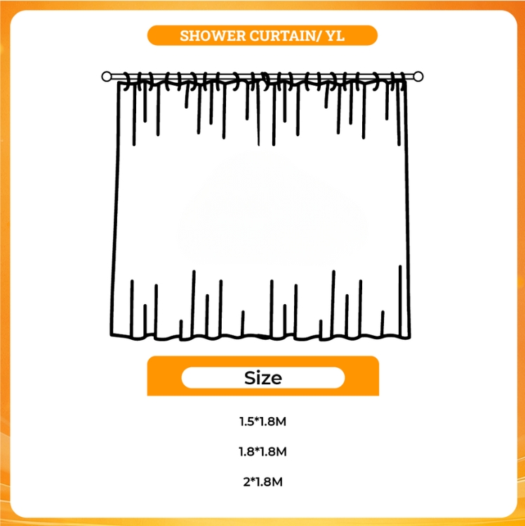 3D shower curtain - Beagle Gifts UK