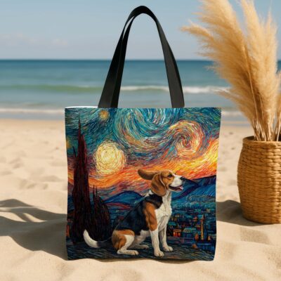 Beagle Retro Design Tote Bag