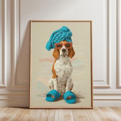 Beagle Dog Cozy Home Wall Art