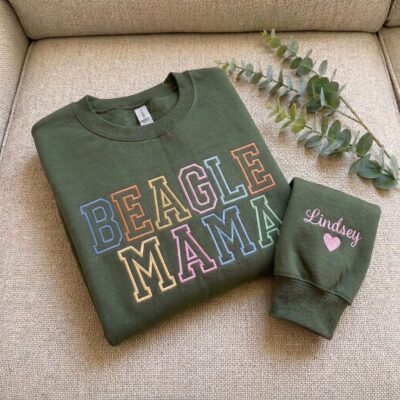 Beagle Mama Embroidered Sweatshirt