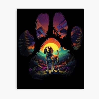 Beagle Iconic Illustration Poster
