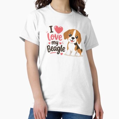 Beagle Vintage Illustration T-shirt