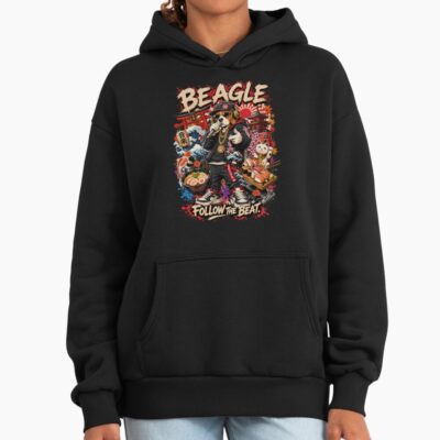 Beagle Retro Design Hoodie