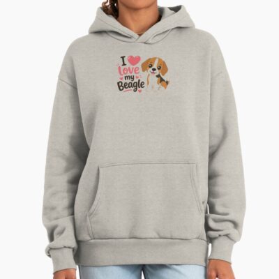 Beagle Vintage Illustration Hoodie