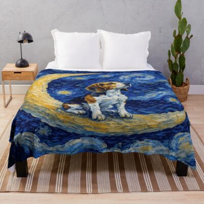 Beagle Classic Illustration Throw Blanket