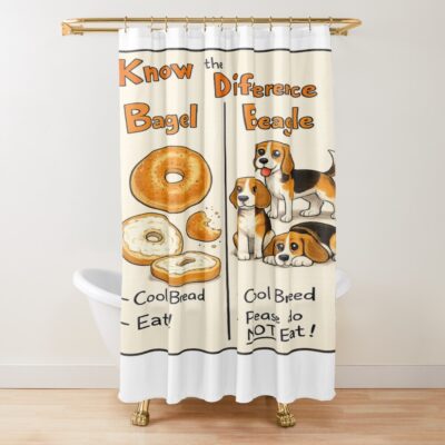Beagle Timeless Design Shower Curtain